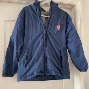 Protection Systems 3-in-1 blue winter coat jacket gray hoodie boys large